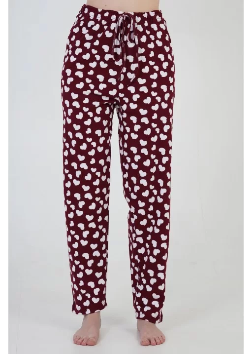 Pantalon pijama bumbac interlok marimi mari